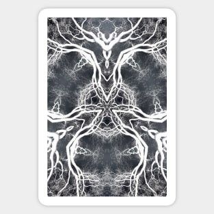 Pattern of winter tree branches Sticker